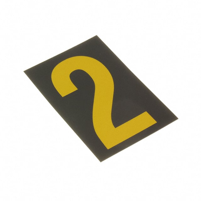 PRL250YB-2 LABEL ID RATING 2.88"X1.75"YL/BK