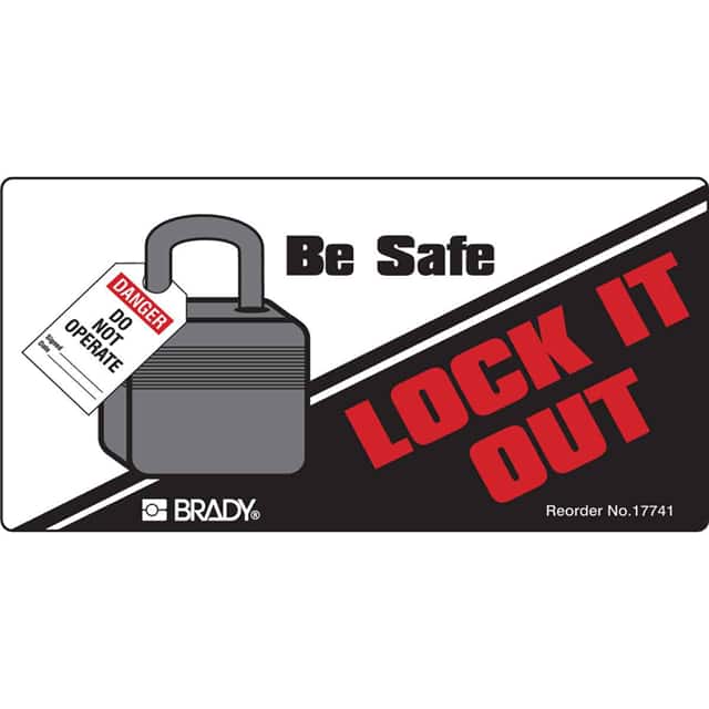 17741LS B-7569 2X4 25/PK BE SAFE LOCK IT