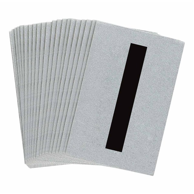 5900-I B997 BRADYLITE N&L BLK/REFL SLV