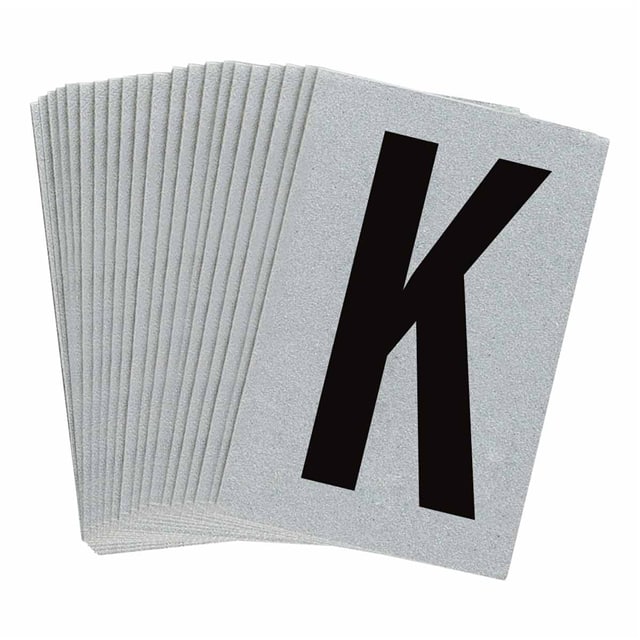 5900-K B997 BRADYLITE N&L BLK/REFL SLV