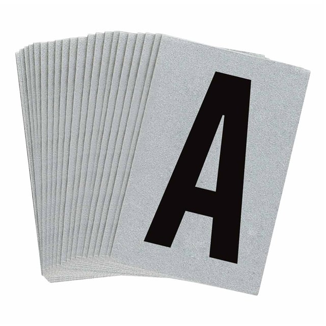 5900-A B997 BRADYLITE N&L BLK/REFL SLV
