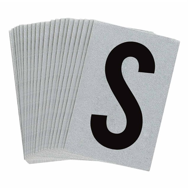 5900-S B997 BRADYLITE N&L BLK/REFL SLV