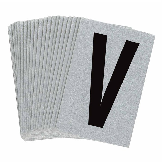 5900-V B997 BRADYLITE N&L BLK/REFL SLV