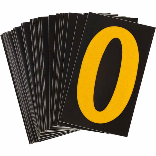 5905-0 B997 BRADYLITE N&L REFL YEL/BLK