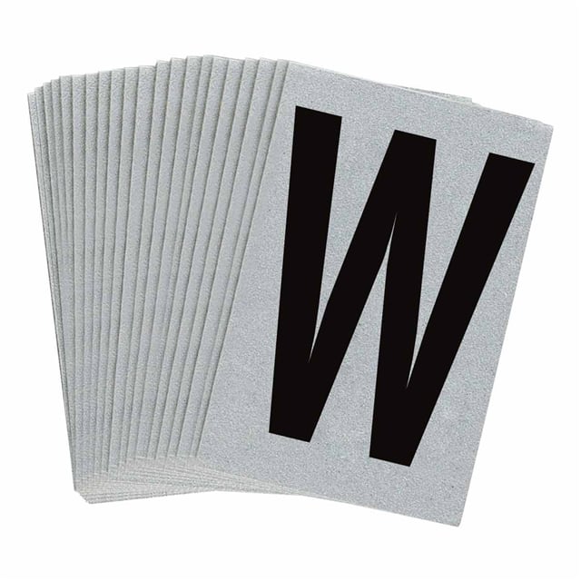 5900-W B997 BRADYLITE N&L BLK/REFL SLV