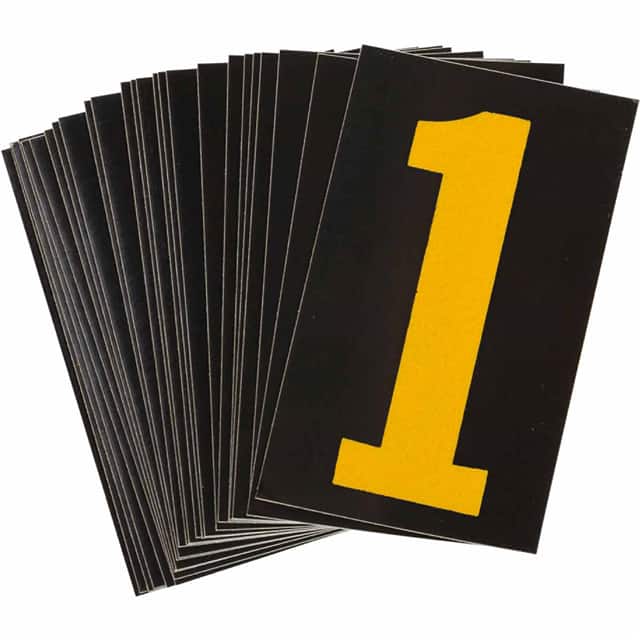 5905-1 B997 BRADYLITE N&L REFL YEL/BLK