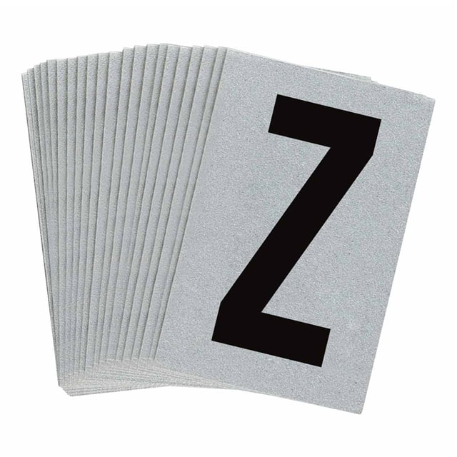 5900-Z B997 BRADYLITE N&L BLK/REFL SLV