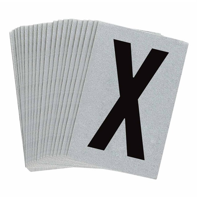 5900-X B997 BRADYLITE N&L BLK/REFL SLV