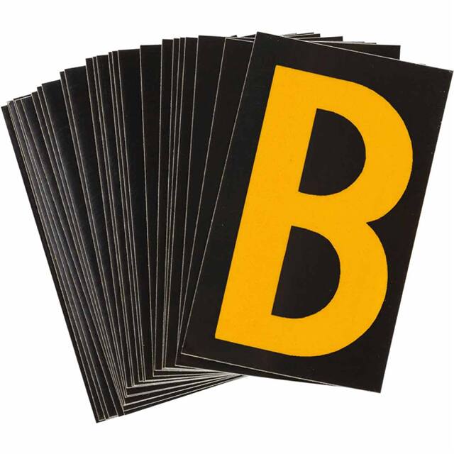 5905-B B997 BRADYLITE N&L REFL YEL/BLK