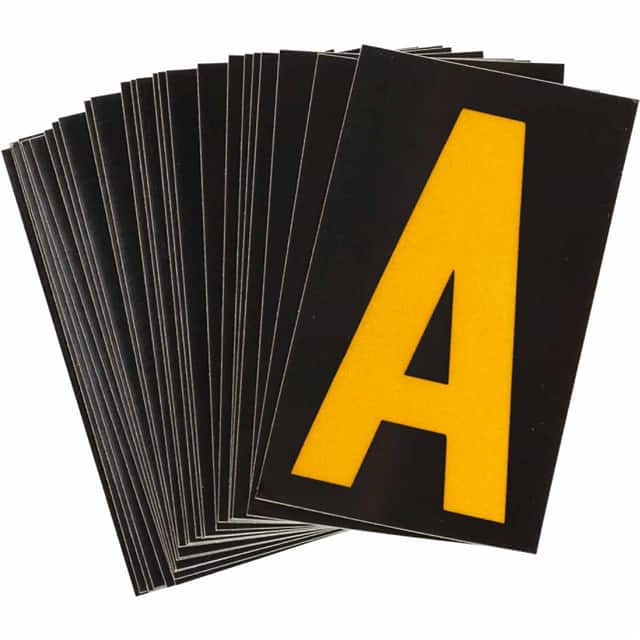 5905-A B997 BRADYLITE N&L REFL YEL/BLK