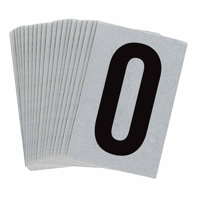 5900-O B997 BRADYLITE N&L BLK/REFL SLV