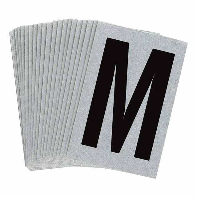 5900-M B997 BRADYLITE N&L BLK/REFL SLV