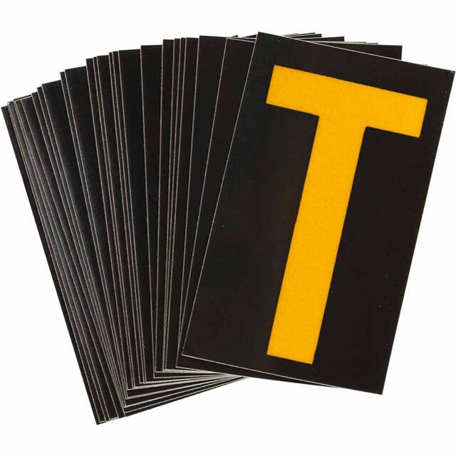 5905-T B997 BRADYLITE N&L REFL YEL/BLK