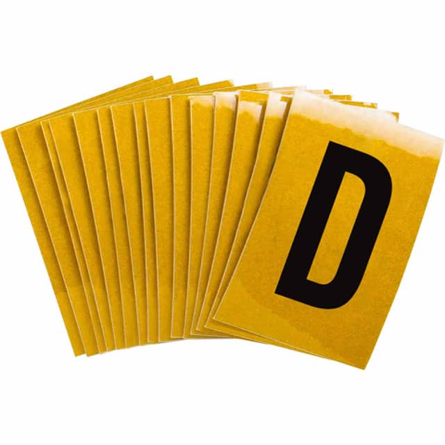 5920-D B997 BRADYLITE N&L BLK/RELF YEL