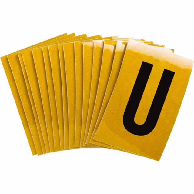 5920-U B997 BRADYLITE N&L BLK/RELF YEL
