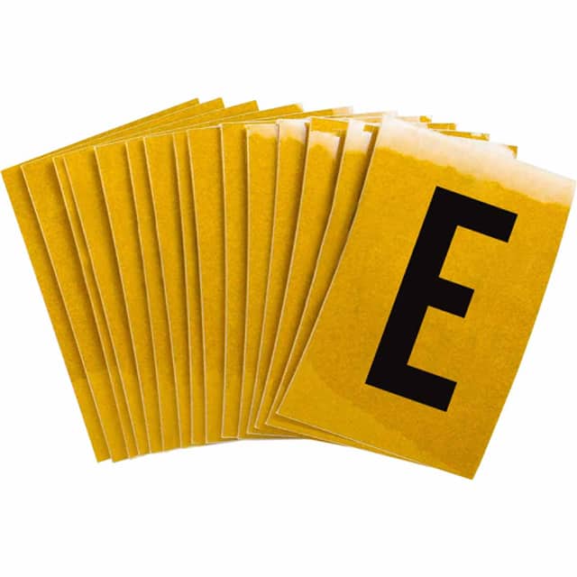 5920-E B997 BRADYLITE N&L BLK/RELF YEL
