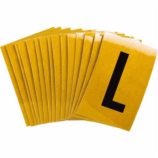 5920-L B997 BRADYLITE N&L BLK/RELF YEL