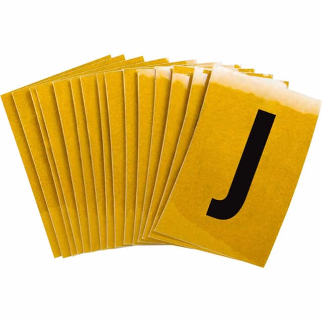 5920-J B997 BRADYLITE N&L BLK/RELF YEL