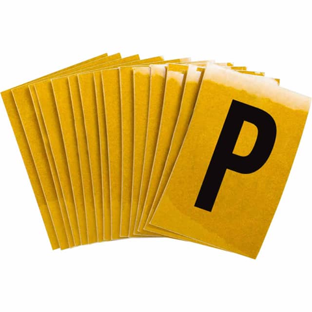 5920-P B997 BRADYLITE N&L BLK/RELF YEL