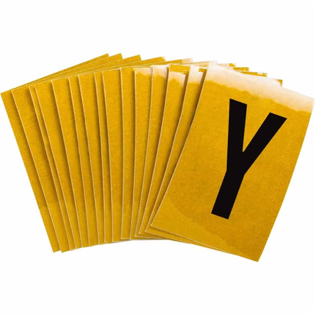 5920-Y B997 BRADYLITE N&L BLK/RELF YEL