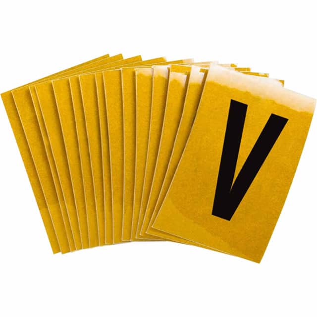 5920-V B997 BRADYLITE N&L BLK/RELF YEL