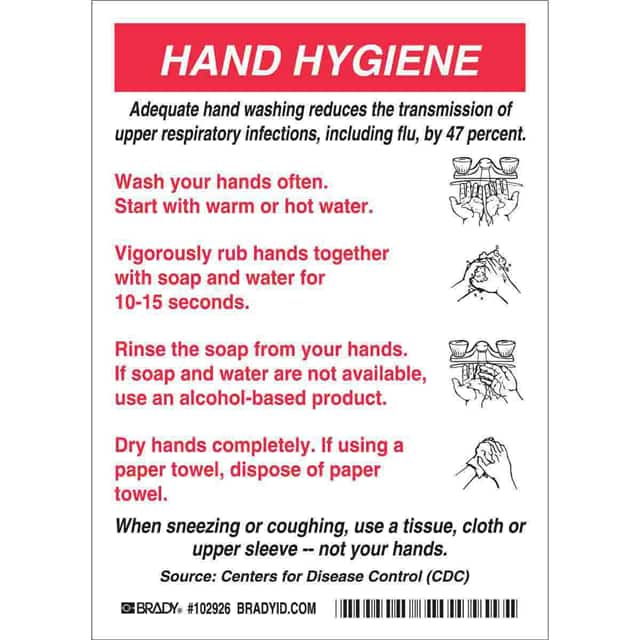 102926 B946 PA 7X5 RD/BK/WHT 10/PK HAND