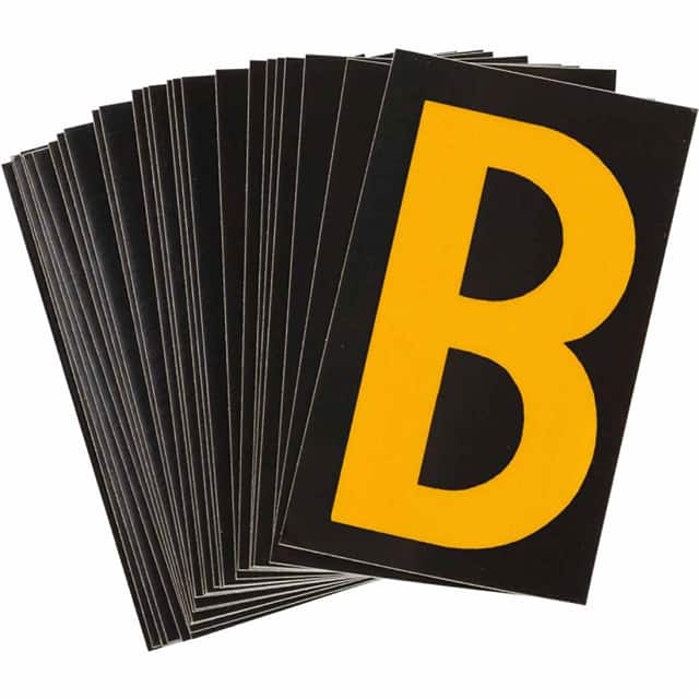 5890-B B997 BRADYLITE N&L REFL YEL/BLK