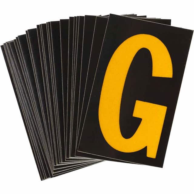 5890-G B997 BRADYLITE N&L REFL YEL/BLK
