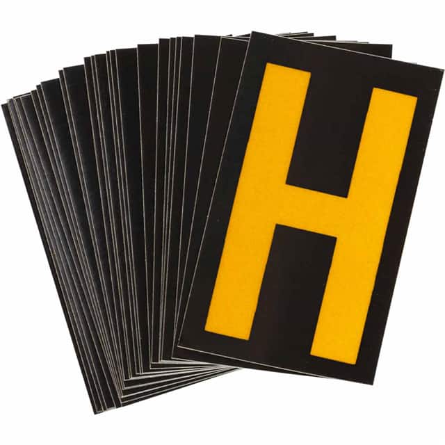 5890-H B997 BRADYLITE N&L REFL YEL/BLK