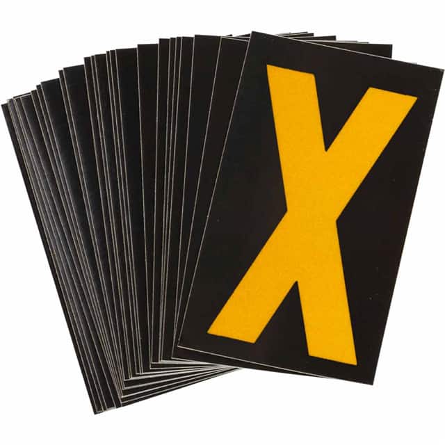 5890-X B997 BRADYLITE N&L REFL YEL/BLK