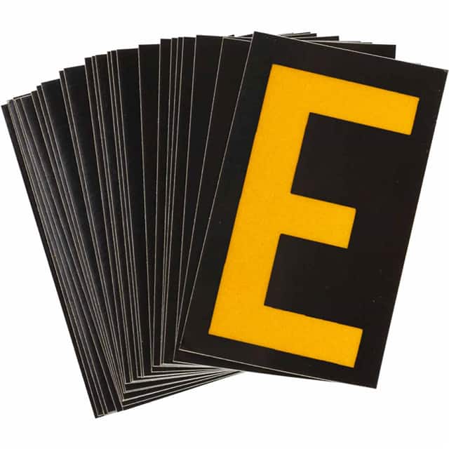 5890-E B997 BRADYLITE N&L REFL YEL/BLK