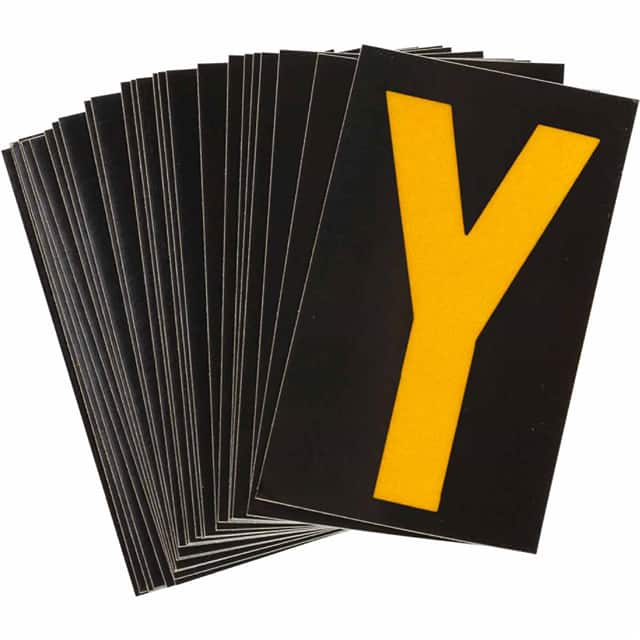 5890-Y B997 BRADYLITE N&L REFL YEL/BLK
