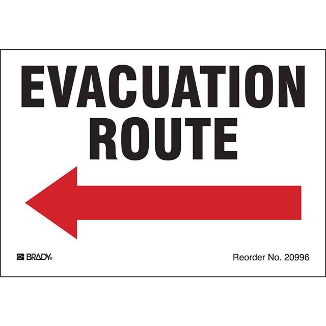 20996LS B-997 3.5X5 8/PK EVACUATION ROUT