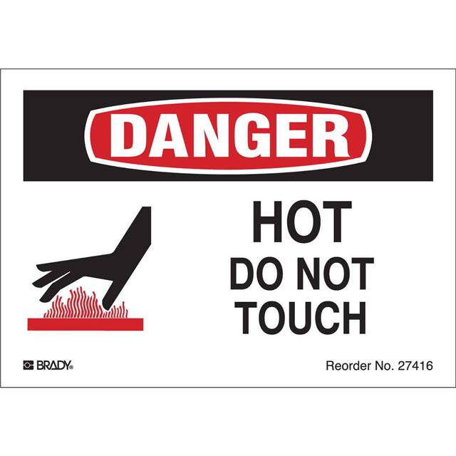 27416LS B-997 3.5X5 8/PK HOT DO NOT TOUC