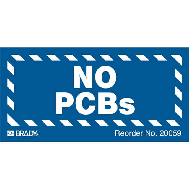 20059LS B-302 1X2 WHT/BLUE 100/PK NO PCB
