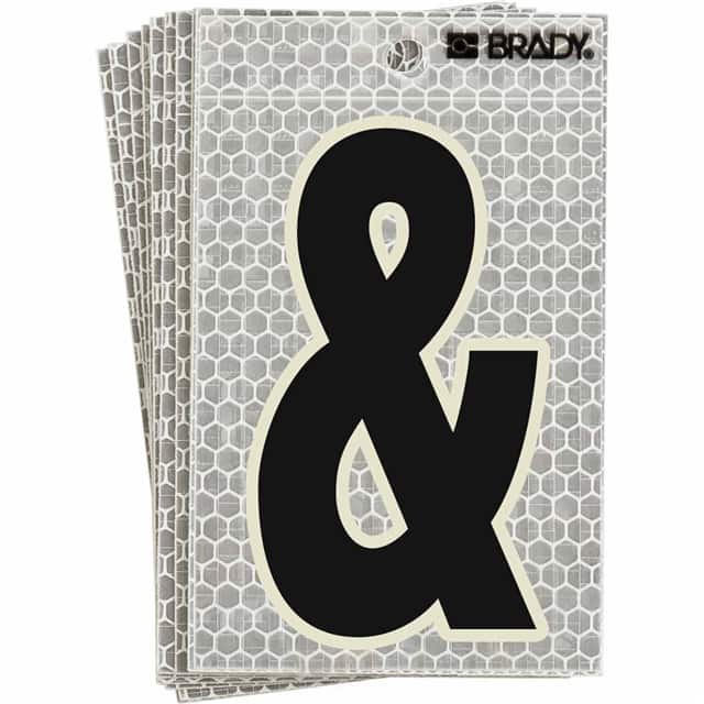 3020-& BRADY 5" SELF ADHESIVE SYMBOL &