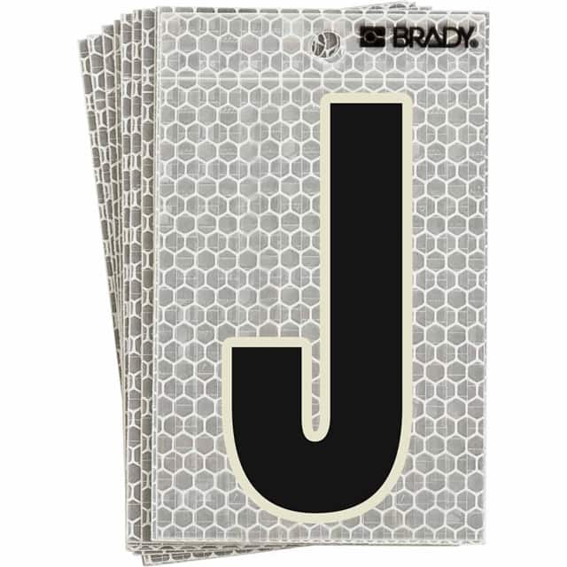 3020-J BRADY 5" SELF ADHESIVE LETTER J