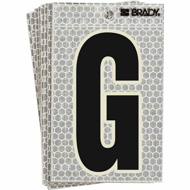 3020-G BRADY 5" SELF ADHESIVE LETTER G