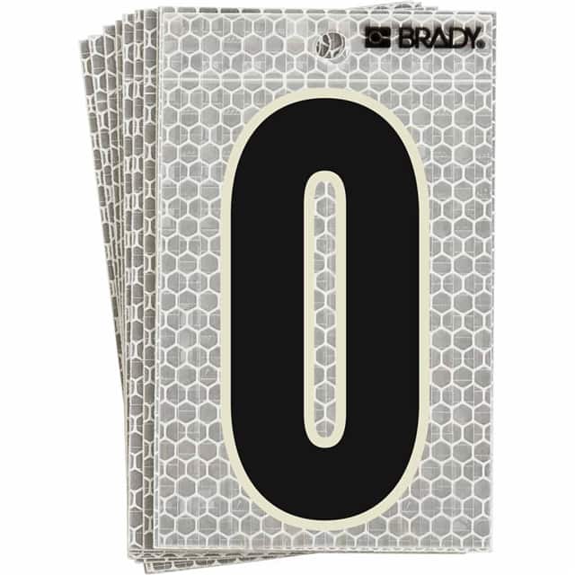 3020-O BRADY 5" SELF ADHESIVE LETTER O