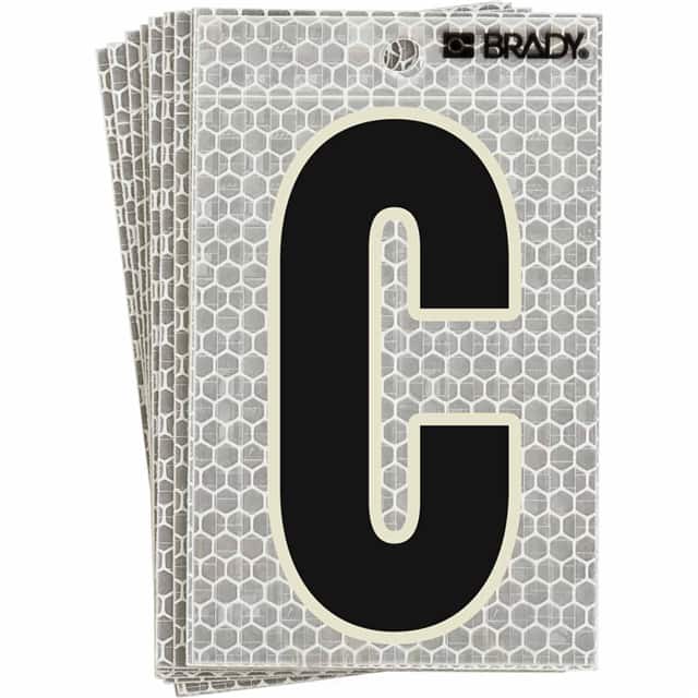 3020-C BRADY 5" SELF ADHESIVE LETTER C