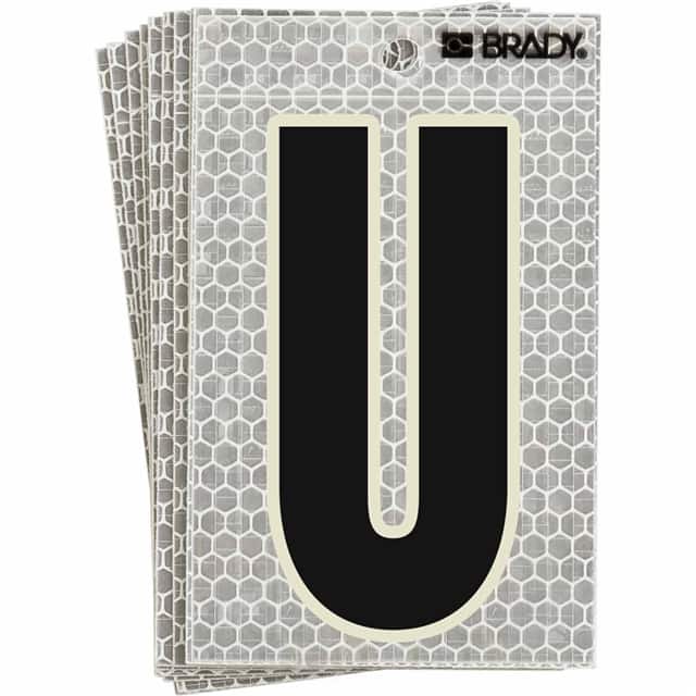 3020-U BRADY 5" SELF ADHESIVE LETTER U