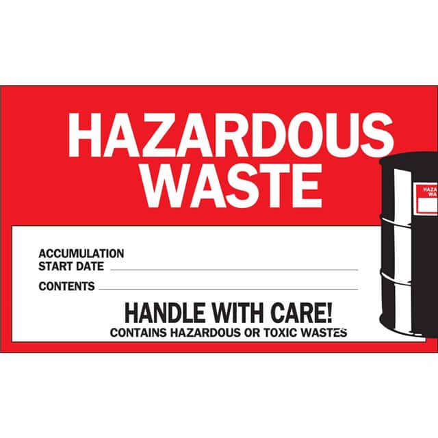 60445 B235 4X6 BLK,RED/WHT 100 PCS/PKG