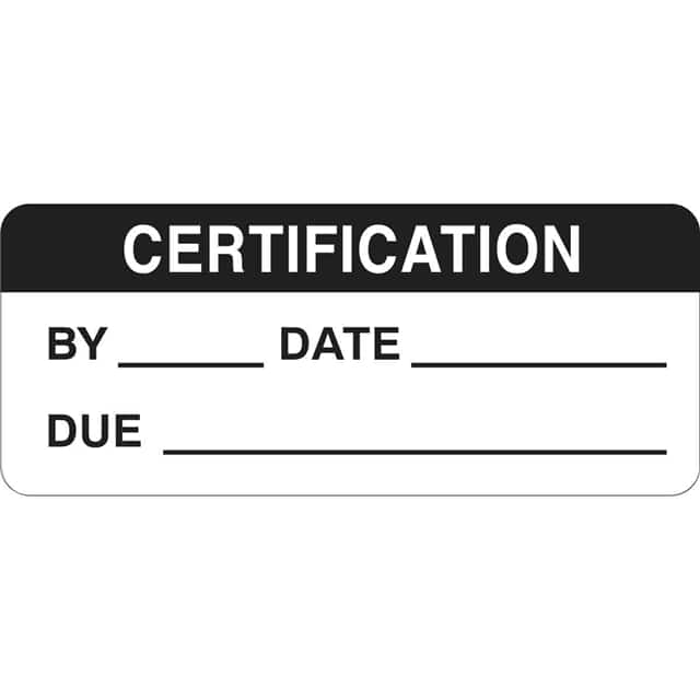 42217 B747,5/8"X1-1/2",BLK/WHT,CERTIFI