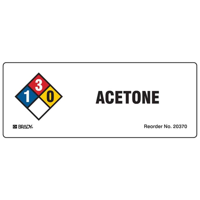20370LS B-302 3.875X1.5 50/PK ACETONE LA