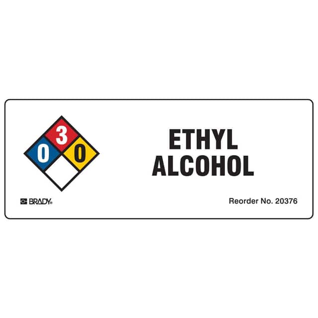 20376LS B-302 3.875X1.5 50/PK ETHYL ALCO