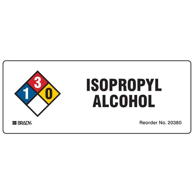 20380LS B-302 3.875X1.5 50/PK ISOPROPYL