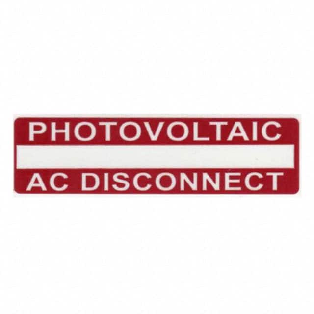 596-00237 LABEL ID/RATINGS 3.75"X1" WHT/RD