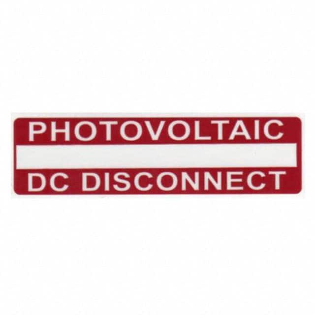 596-00238 LABEL ID/RATINGS 3.75"X1" WHT/RD