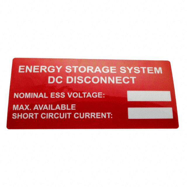 596-00987 SOLAR LABEL, PRINTABLE, 2017 COD