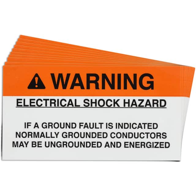 149859 3.75"X2" B920 SOLAR GROUND FAULT
